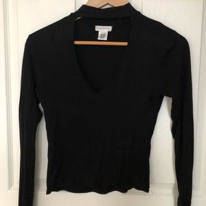 Scoop Neck Long Sleeve
